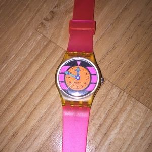Sale! Vintage Pink Swatch watch